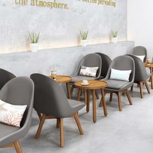 <b>High</b> Quality Antique Restaurant Furniture Set Simple Dining <b>Table</b> Coffee Shop <b>Chairs</b> Commercial Use Hotels Cafe Apartments Clubs - Product Image 3
