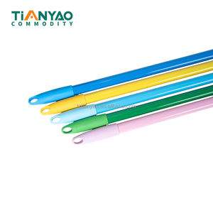 عصا مكنسة معدنية كلاسيكية متينة مطلية بالحديد بألوان متعددة، قطرها 22 ملم وطولها 150 سم - Product Image 4