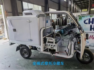 Tricycle à essence super design, véhicule utilitaire à trois roues avec système <span class=keywords><strong>de</strong></span> refroidissement, chambre froide <span class=keywords><strong>mobile</strong></span> - Product Image 4