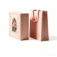 Boîte cadeau en papier rigide avec logo personnalisé, embossage de fleurs de luxe, fermeture magnétique, boîte cadeau en papier pour parfum