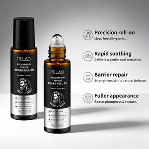 เซรั่มบำรุงเคราสูตรเฉพาะ Helichrysum GHK-CU เปปไทด์ แบบโรลออน ช่วยปลอบประโลมและเติมความชุ่มชื้น สำหรับผู้ชาย - Product Image 2