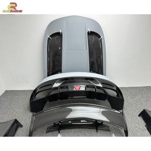 Kits de carrosserie en fibre de carbone style Black Series pour Mercedes Benz AMG GT GTC GTS 2015-2018 Capot avant Pare-chocs Aileron arrière Aile - Product Image 6