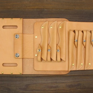 Étui à ciseaux en cuir personnalisé Boshiho pour salon de coiffure, étui pour outils de coiffeur, étui pour outils de salon de coiffure pour coiffeurs - Product Image 1