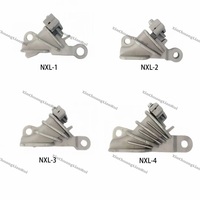 Collier de serrage en alliage d'aluminium, couleur argent, haute qualité, accessoires pour lignes électriques aériennes, équipement électrique