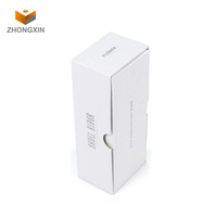 Boîte-cadeau de lunettes de soleil en carton blanc avec logo personnalisé de conception simple