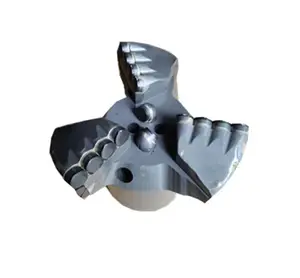 Durable PDC rock drill bits for underground mine and water well drilling