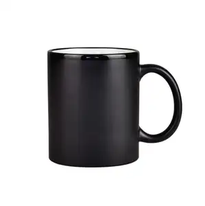 11oz Custom Factory Wholesale Black Matte Ceramic Mug For Promotional Gifts