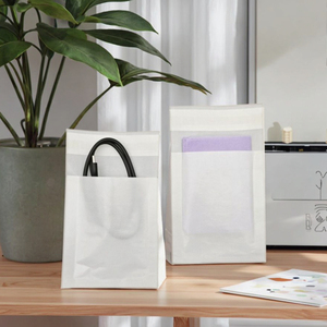 كيس ورقي مقاوم للتحلل الحيوي وصديقي للبيئة للملابس والأحذية وتخزين الزجاج عبوة قابلة للتحلل الذاتي للحرف اليدوية - Product Image 4