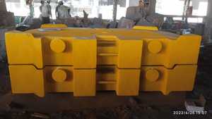 เครน10MT ถ่วงน้ำหนักบรรทุกสำหรับหน่วยเคลื่อนที่ Liebherr โรงหล่อตามสั่ง - Product Image 3