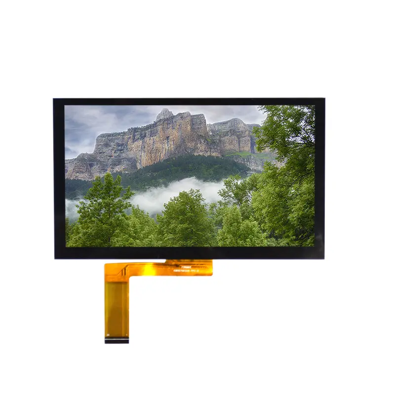 واجهة MIPI 30 دبوس TFT LCM 1024x600 IPS, شاشة 7 بوصة LCD تعمل باللمس بالسعة