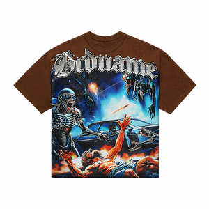Camiseta Urbana con Estampado de <span class=keywords><strong>Estilo</strong></span> Callejero, 100% Algodón, Diseño Gráfico Moderno, Corte Holgado, Suave y Transpirable - Product Image 3