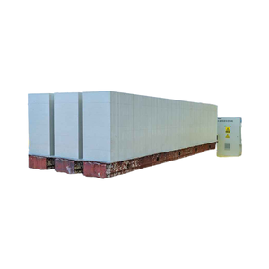 ماكينة خرسانة رغوة أوتوماتيكية للاستخدام المنزلي بمحرك PLC علبة تروس رماد متطاير - Product Image 1