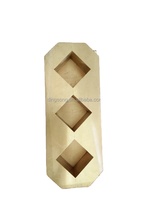 Moule cube en laiton béton, 3 boutons, livraison gratuite