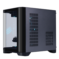 2023 nouvelle tendance Design Micro ATX boîtier d'ordinateur de jeu nouveauté verre incurvé trempé boîtier de jeu Cpu armoire boîtier de bureau