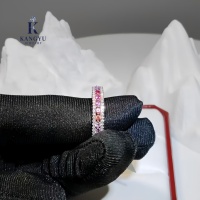 Bague unisexe en argent sterling 925 avec grappe de pierres, design dégradé coloré, bande de moissanite et pierres précieuses colorées de laboratoire, luxe Channel