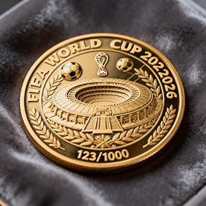 Monedas Conmemorativas de Fútbol Personalizables de la Copa Hércules, Monedas Conmemorativas del Partido de Fútbol de Nueva York y Toronto - Product Image 1