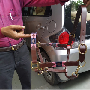 Halter de cuero caballo polo - Product Image 2