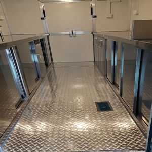 Chariot mobile à 4 roues en acier inoxydable pour la vente de poulet frit, de frites et de glaces dans les parcs à thème et les carnavals - Product Image 6