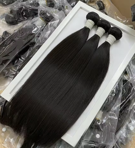 Extensiones de Cabello Humano Liso Grado 10A de Fabricante, Paquetes de Cabello Remy Premium con Cutícula Alineada y Sin Caída - Product Image 5