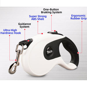 Automatic Retractable <strong>Dog</strong> Leash AdjustableTelescopic Pet Walking <strong>Lead</strong> <strong>for</strong> Small Medium Large <strong>Dogs</strong> Double <strong>Dog</strong> Leash &amp; <strong>Collar</strong> Set - Product Image 3