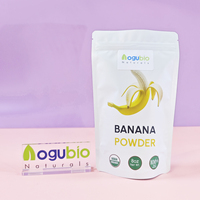 Polvo de Plátano Deshidratado Puro a Granel, Polvo de Fruta Natural Secado por Aspersión, Grado Alimenticio OEM/ODM