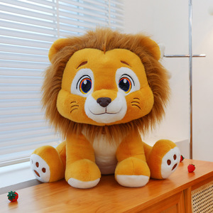 Forest Zoo Lion juguetes <span class=keywords><strong>de</strong></span> peluche lindos Leones relajantes <span class=keywords><strong>muñecos</strong></span> <span class=keywords><strong>de</strong></span> animales salvajes mascotas cojines regalos para niños muñeca <span class=keywords><strong>de</strong></span> coche - Product Image 6