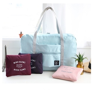 Bolsa de viaje de gran capacidad para mujer, bolsa de viaje impermeable rosa con compartimento para zapatos, seca y húmeda separada para gimnasio, venta al por mayor - Product Image 5