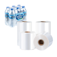 Film rétractable pour bouteilles de boissons en PE résistant à l'humidité, emballage en film plastique transparent rétractable à la chaleur