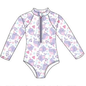 Maillots <span class=keywords><strong>de</strong></span> <span class=keywords><strong>bain</strong></span> <span class=keywords><strong>de</strong></span> plage en gros pour la production en masse, maillots <span class=keywords><strong>de</strong></span> <span class=keywords><strong>bain</strong></span> à manches longues pour adolescentes avec imprimé coquillages hawaïens pour filles <span class=keywords><strong>de</strong></span> 0 à 16 <span class=keywords><strong>ans</strong></span>, bikini - Product Image 2