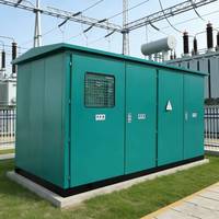 Transformateur de type boîte américain à montage sur socle simple/triple haute capacité 3715 kVA 50/60 Hz Utilisation en extérieur Certifié CE IEC GOST IEC/GB