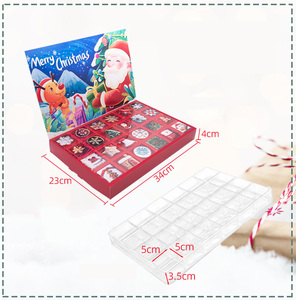 <span class=keywords><strong>Calendrier</strong></span> <span class=keywords><strong>de</strong></span> <span class=keywords><strong>l</strong></span>'<span class=keywords><strong>Avent</strong></span> <span class=keywords><strong>de</strong></span> Noë<span class=keywords><strong>l</strong></span> personnalisé imprimé et remplissable avec 24 compartiments numérotés - Product Image 2