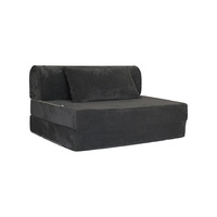 Canapé-lit moderne pliable sans armature en mousse à mémoire de forme compressée sous vide, une place, pour appartement, salon, chaise longue de lecture en tissu