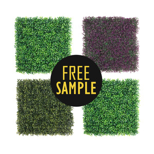 Tapis décoratif de jardin P7-5, fausse plante à fleurs artificielles, haie, panneaux de <span class=keywords><strong>buis</strong></span>, mur d'herbe - Product Image 1