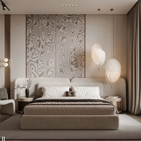 Lit double king size haut de gamme, tête de lit moderne et large, lit rembourré en velours, nouveau design, ensemble de meubles de chambre à coucher de luxe italien