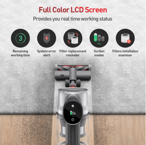 <span class=keywords><strong>Dreame</strong></span> — <span class=keywords><strong>aspirateur</strong></span> à main sans fil <span class=keywords><strong>T20</strong></span> 2021, appareil électrique avec écran HD couleur, aspiration forte 25kpa - Product Image 5