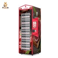 Nouveau design de réfrigérateur intelligent combiné à écran tactile pour boissons et aliments avec paiement par carte de crédit