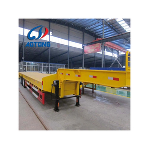 Remorque semi-remorque à plateau surbaissé pour camion lourd, fabrication chinoise, à <span class=keywords><strong>vendre</strong></span> - Product Image 1