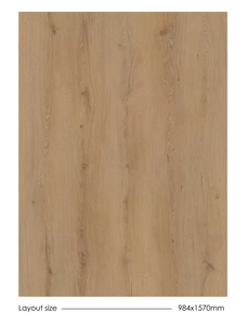 Film/membrane décorative en vinyle PVC Romeroca pour revêtements de sol SPC, stratifiés et meubles, motif chevrons imitation chêne - Product Image 3