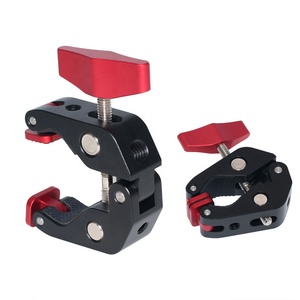 Abrazadera Super Crab con Puntos <span class=keywords><strong>de</strong></span> Montaje <span class=keywords><strong>de</strong></span> 1/4-20, Brazo Articulado Compatible para Cámaras DSLR, Estudio Fotográfico, Videocámara, Soporte <span class=keywords><strong>de</strong></span> Iluminación - Product Image 3