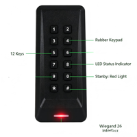 Lector de Control de Acceso RFID con Tarjeta de Proximidad EM4100 MF, con Interfaz Wiegand 26 34 y RS485, Lee Etiquetas de Identificación RF