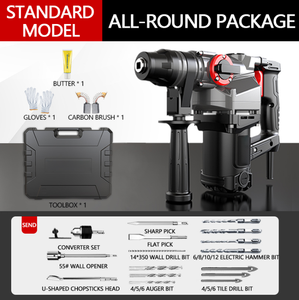 Marteau à béton industriel de haute puissance d'exportation de fabricants, perceuse électrique, perceuse à percussion électrique 50HZ <span class=keywords><strong>perforateur</strong></span> 4.5-5kg - Product Image 5