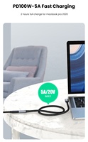 HD 4K USB C Verlängerung kabel 100W PD 5A rechtwinklige Biegung 90 Grad Gen2 USB 3.1 Typ C Verlängerung kabel für Macbook Samsung Laptop