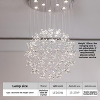 Plafonnier LED encastré de luxe moderne français avec capteur de mouvement, cristal, IP33, haut de gamme pour chambre et salon