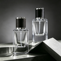 Flacon diffuseur de parfum vide pour voiture, en verre élégant, avec sérigraphie, pour emballage de parfum automobile