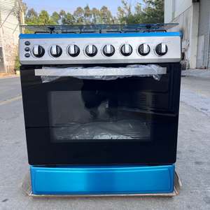 Cuisinière à Gaz Autonome de 75 cm à Prix Compétitif Avec <span class=keywords><strong>Four</strong></span> à Gaz, 6 Brûleurs, Corps en Acier Inoxydable, 220 V 50/60 Hz, Dimensions Net: 750*600*860 mm - Product Image 1