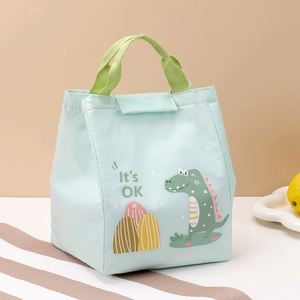 Cheap Fashion Cooler <b>Lunch</b> Bag Portable Children's Student Insulated <b>Lunch</b> <b>Box</b> Thermal Office Cooler Bag Lightweight <b>Lunch</b> Bag - Product Image 3