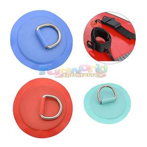 Anneaux en D multifonctionnels en acier inoxydable robuste avec patch PVC pour accessoires de jeux gonflables – Vente en gros - Product Image 4