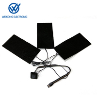 Interruptor de Control de Temperatura USB de 5V con Almohadilla Térmica para Chaqueta Calefactable