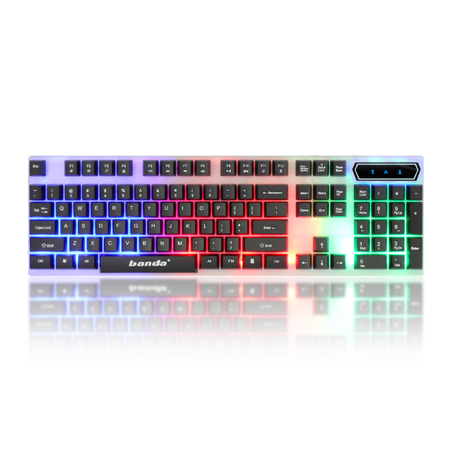 Latest LED Backlit Ultra-Thin Plug-and-Play USB Gaming Keyboard for Professional Gamers