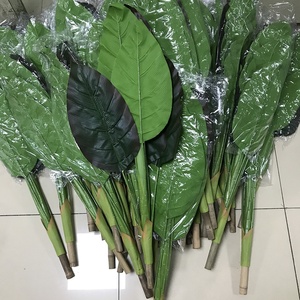 Plantes d'intérieur décoratives 95cm 9 feuilles de bonsaïs artificiels <span class=keywords><strong>sans</strong></span> <span class=keywords><strong>pot</strong></span> pour la maison et le salon - Product Image 5